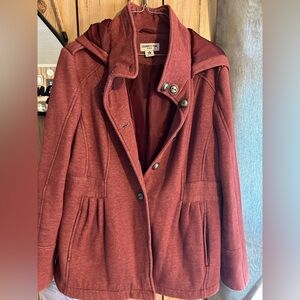 Celebrity Pink Women's Red Trench Coat